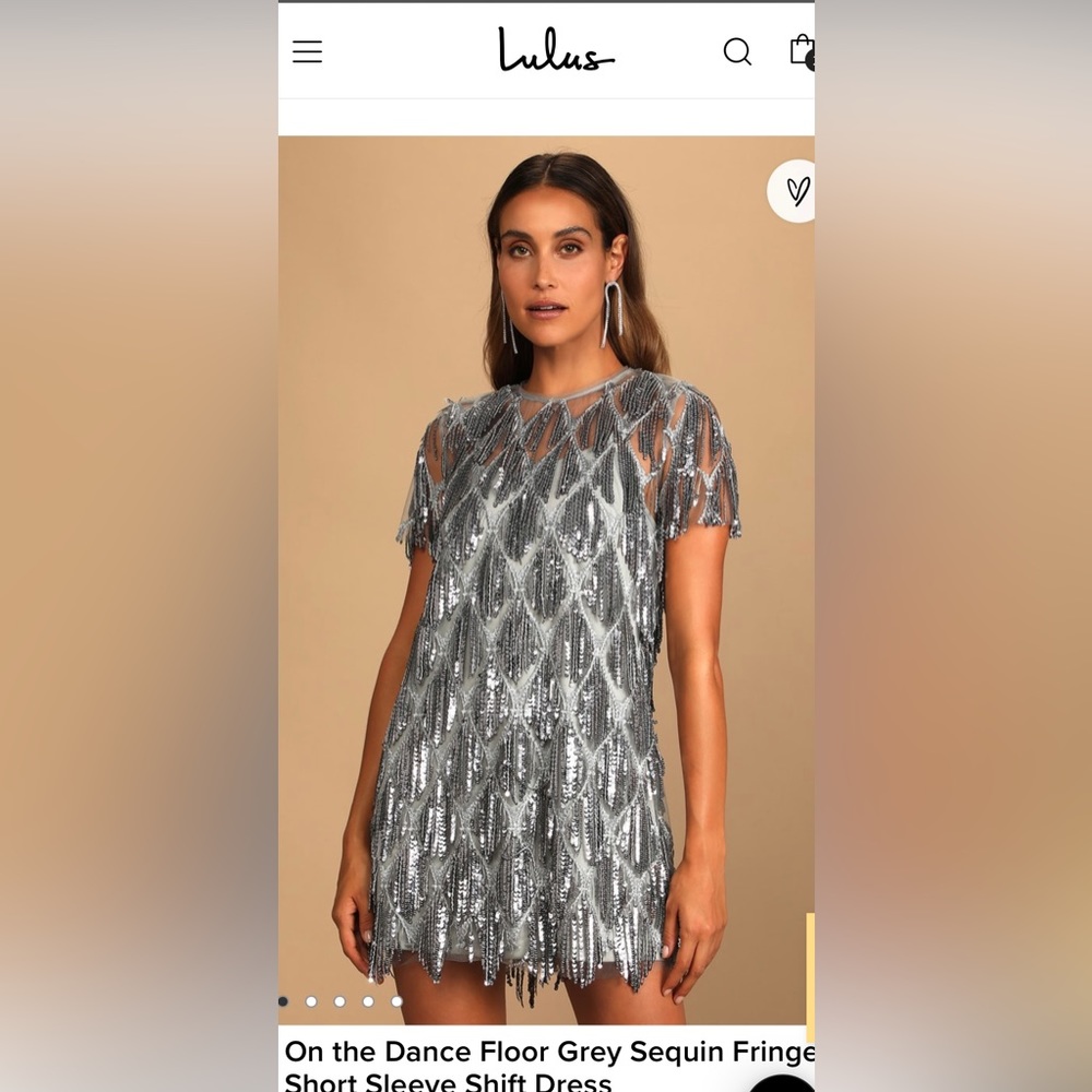 NWT Lulus Sequin Dress